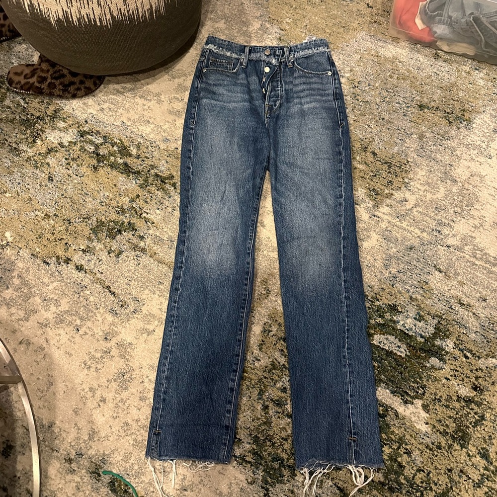 Good American Straight leg jean
